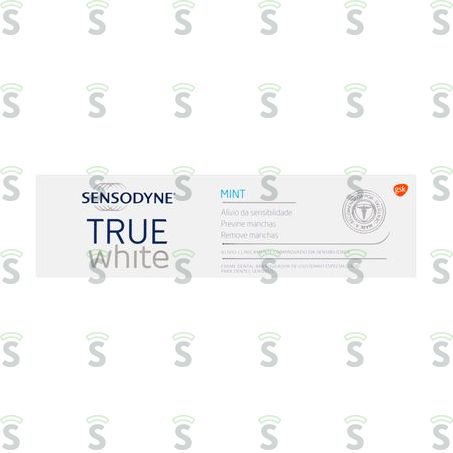  Creme Dental Branqueador Sensodyne Mint True White Caixa 100gr