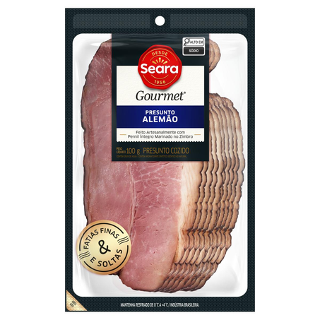 Presunto Seara 100g - Alemão - Fatiado