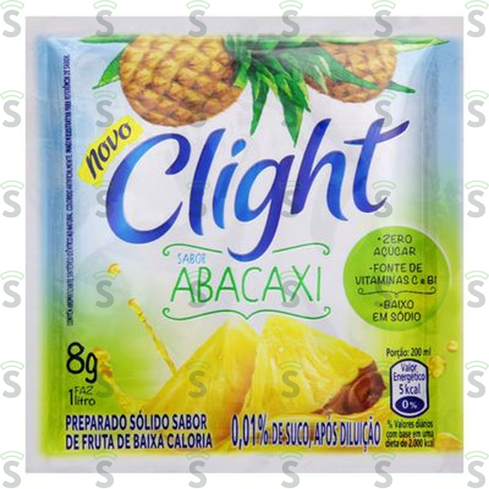 Refresco em Pó Clight Abacaxi 8G