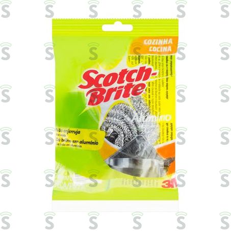  Esponja Metálica Scotch Brite Espiral 1un