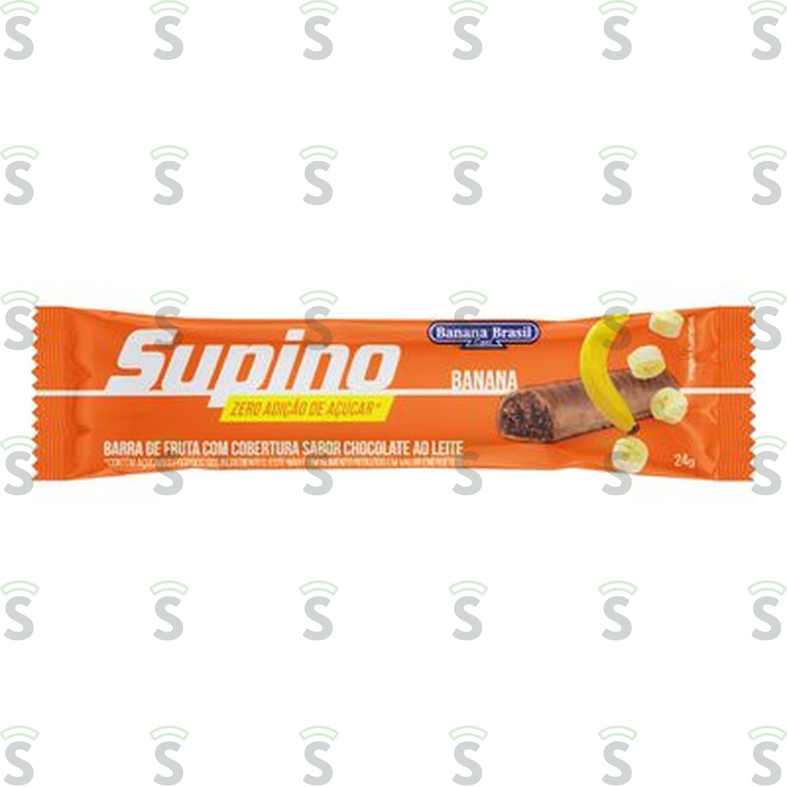 Barra Supino Banana com Chocolate Ao Leite - Zero 24G