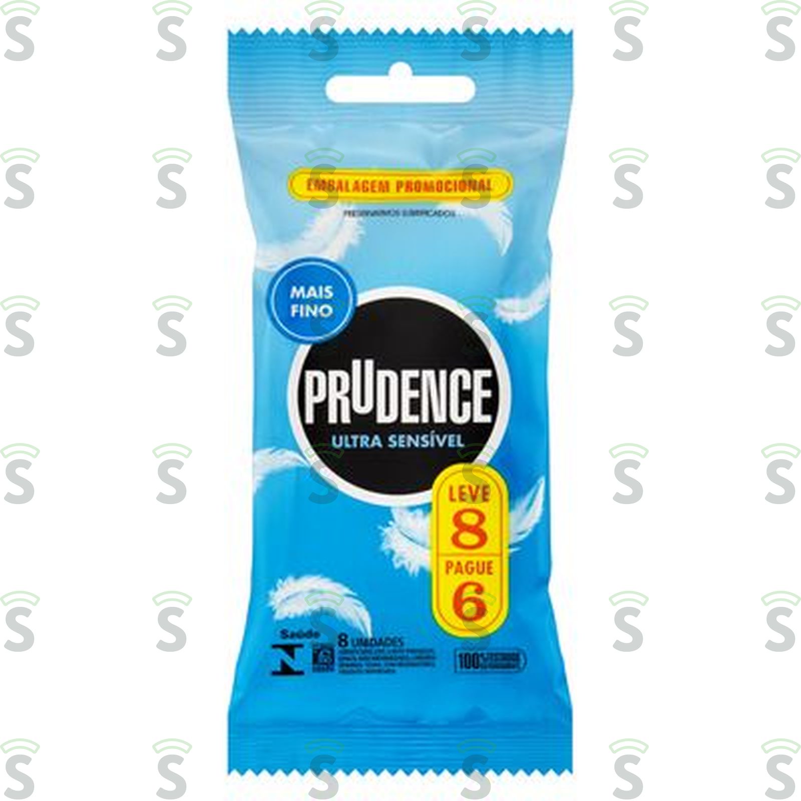 Preservativo Prudence Ultra Sensível Embalagem Leve 8 Un Pague 6 Un