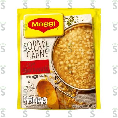  Sopa Maggi Carne Com Conchinhas 63g