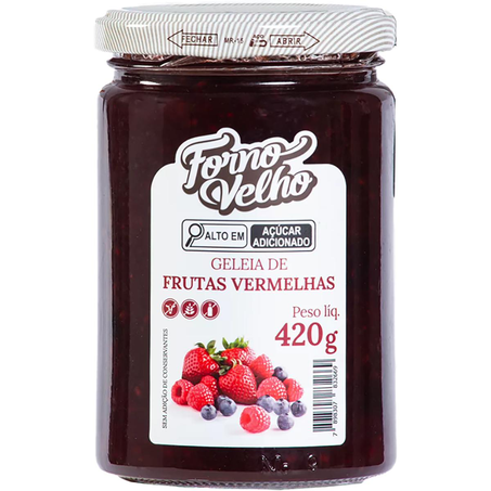 Doce Colonial Forno Velho 420g - Frutas Vermelhas