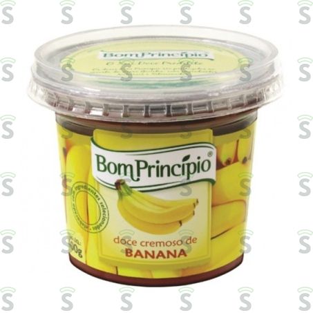  Doce de Banana Cremoso Bom Princípio Pote 400gr