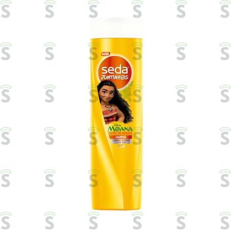  Shampoo Infantil Seda Moana Juntinhos Cachos Encantados Frasco 300ml