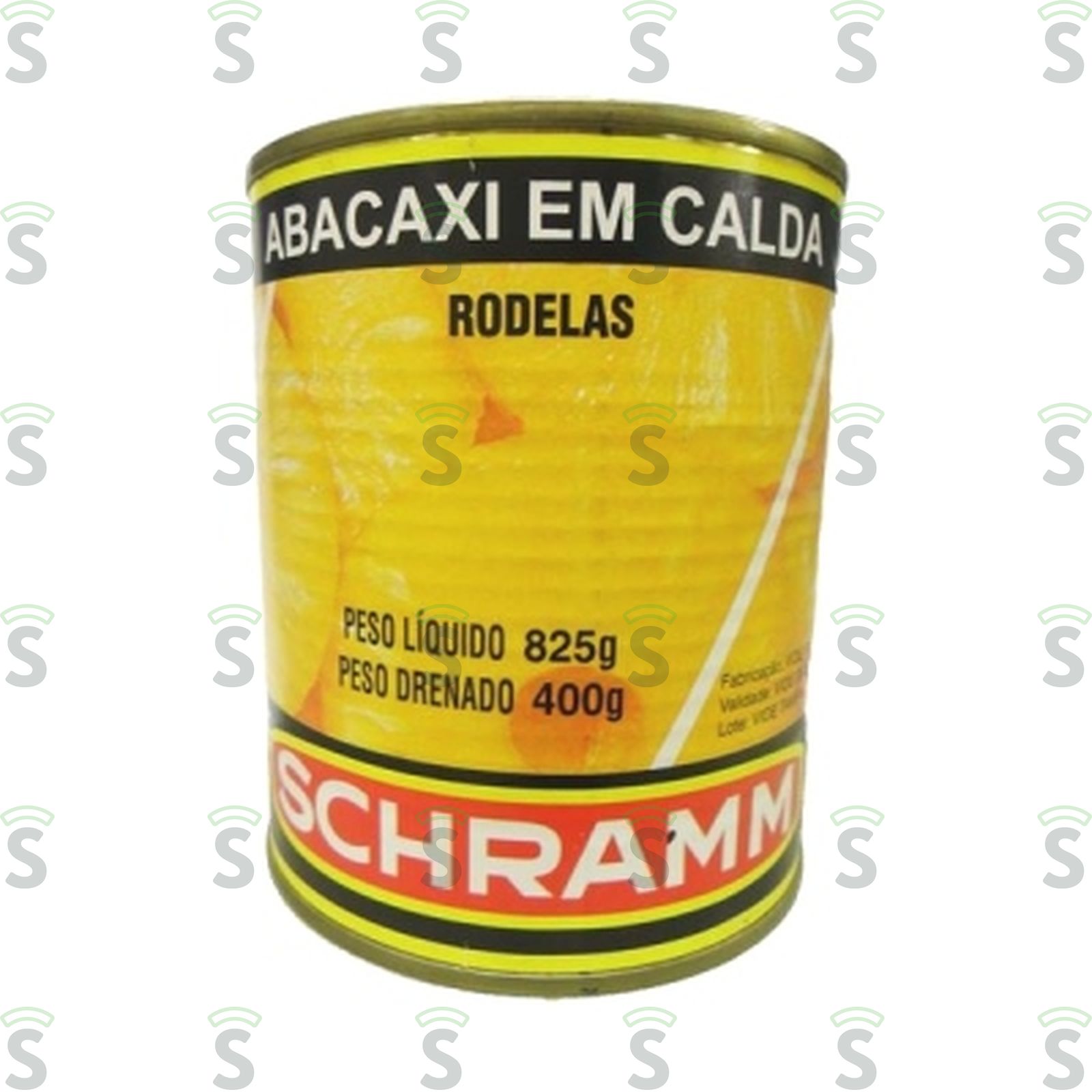 Abacaxi em Calda Schramm Rodelas Lata 825gr
