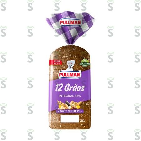  Pullman-pao 100* Integral 450g 12 Graos