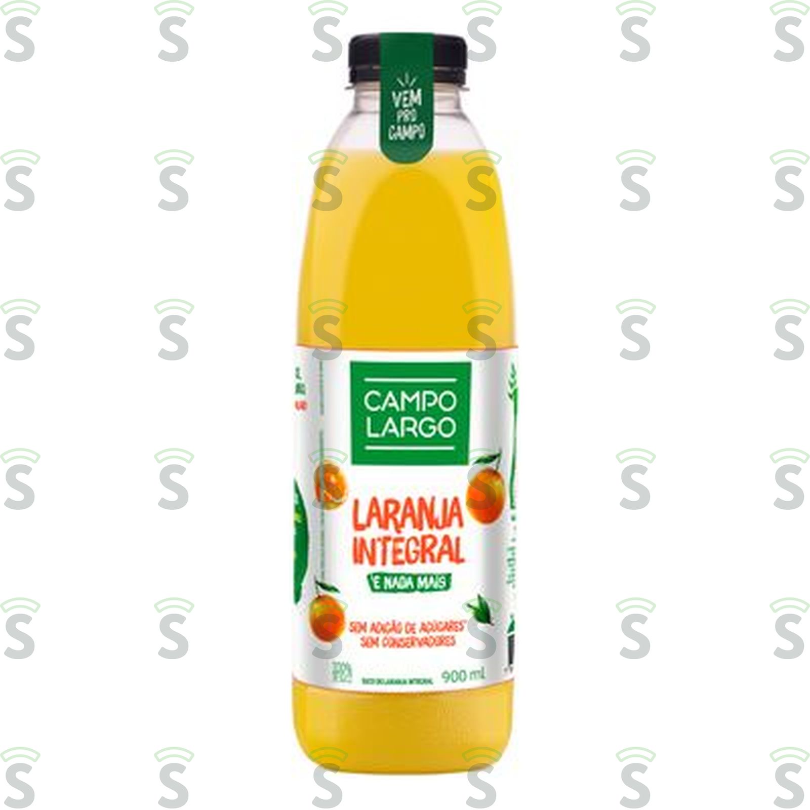 Suco Pronto Campo Largo Laranja Integral Garrafa 900ML