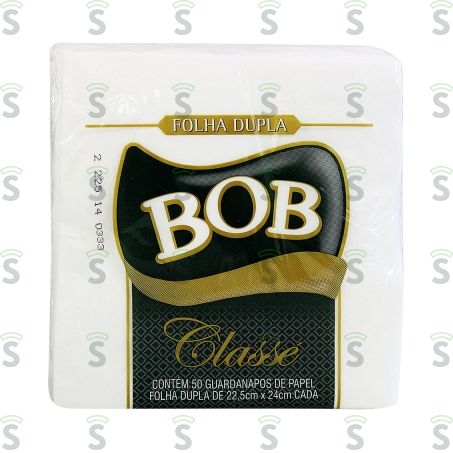  Guardanapo Bob Folha Dupla Pequeno 22x24cm Embalagem 50un