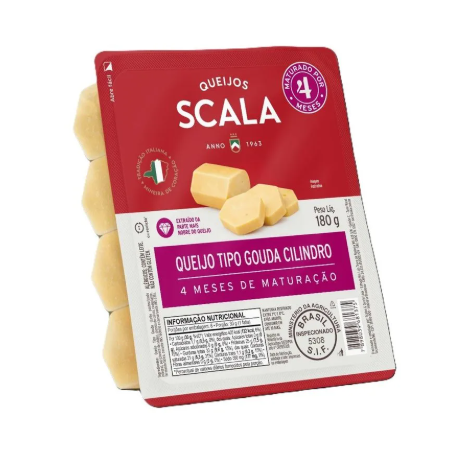 Queijo gouda scala 180g cilindro