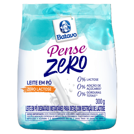 Leite Em Pó Batavo Pense Zero Desnatado 300g