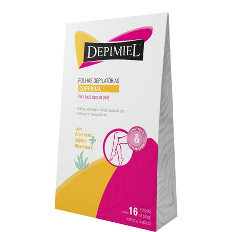 Cera Corporal Depimiel Com 16 Folhas