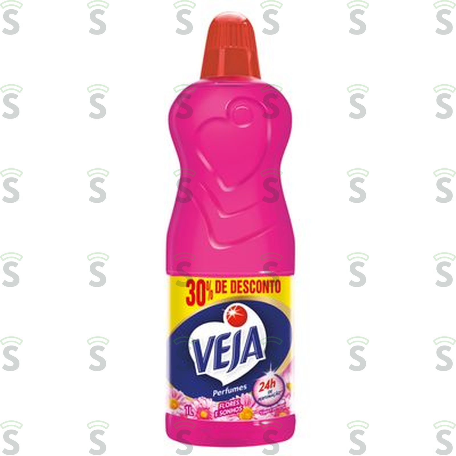 Limpador Perfumado Veja Perfumes Flores do Mediterrâneo  Frasco 1lt