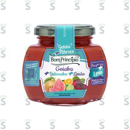  Geleia Bom Principio Goiaba Beterraba e Limão 250g