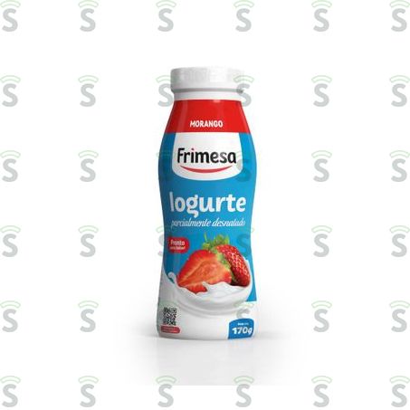  Iogurte Frimesa Morango Garrafa 170g