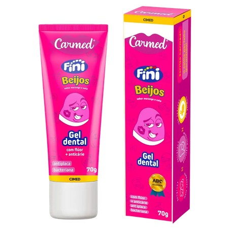 Gel Dental Carmed Infantil Fini Beijos 70g 
 