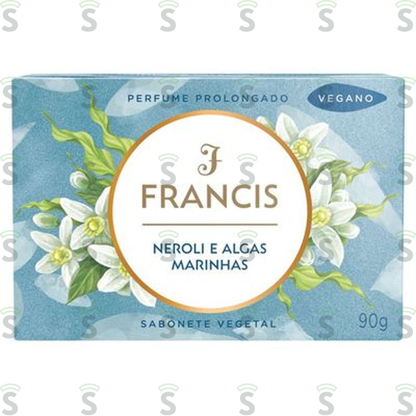 Sabonete Barra Vegetal Francis Neroli e Algas Marinhas Caixa 90gr