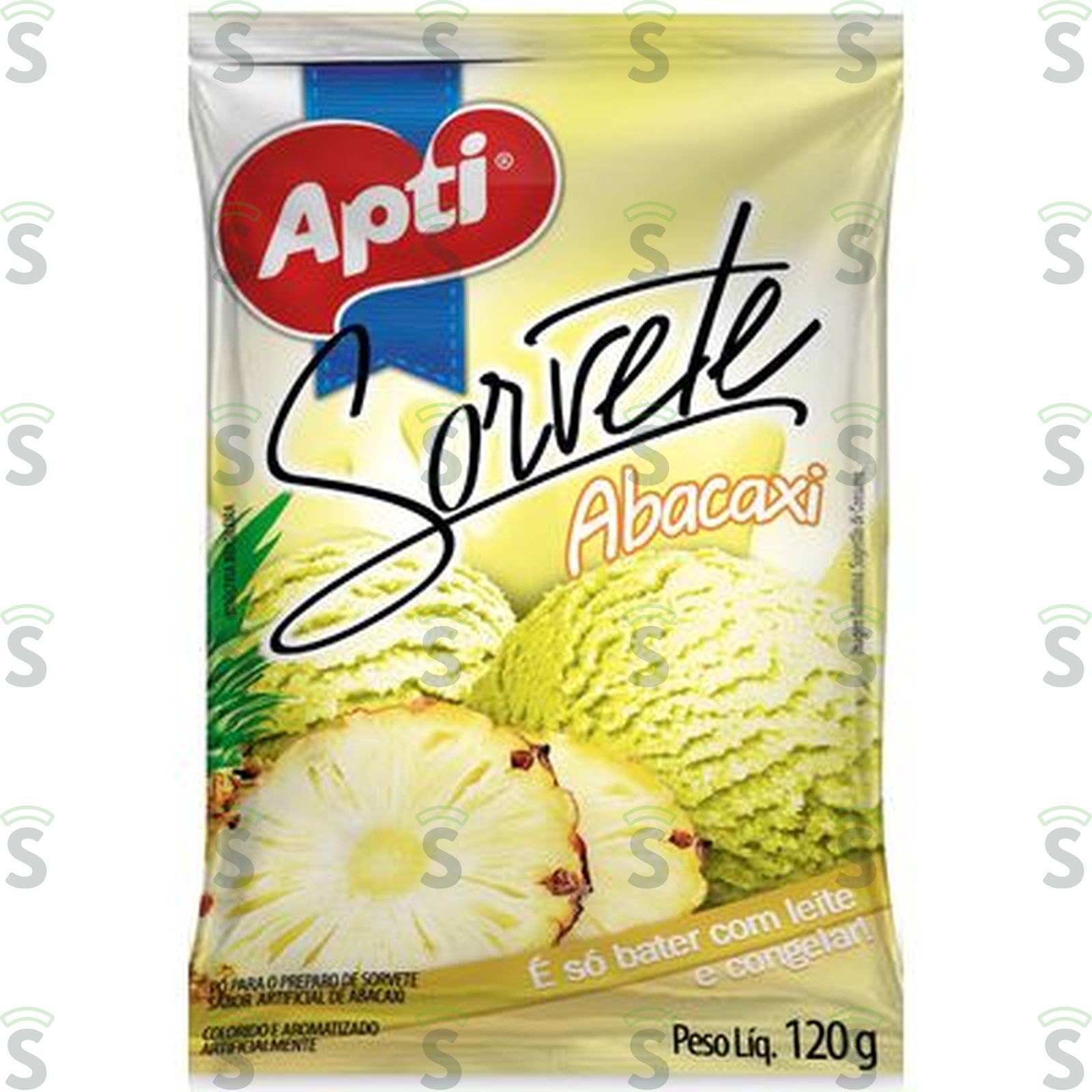 Apti-po p/sorvete 120g abacaxi