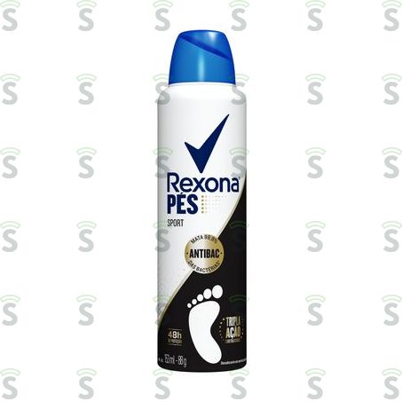  Desodorante Aerossol Para Os Pés Rexona Sport Frasco 153ml