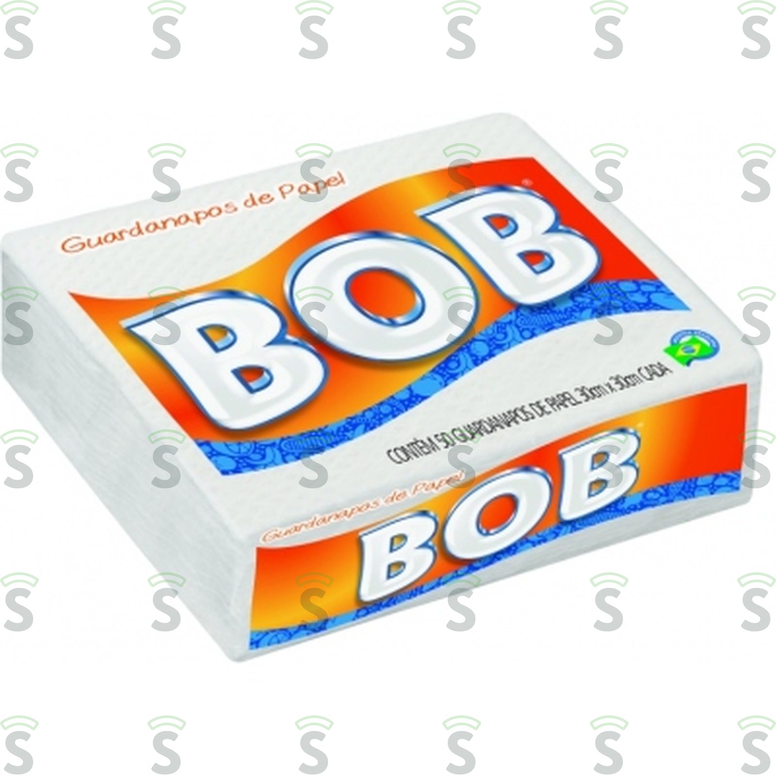 Guardanapo de Papel Bob 30x30cm Pacote 50UN