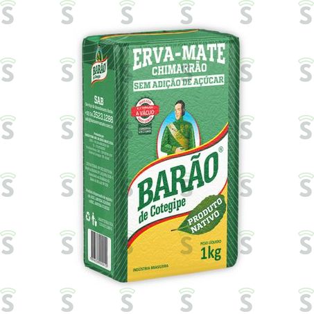  Erva Mate Barão de Cotegipe Chimarrão Embalagem 1kg