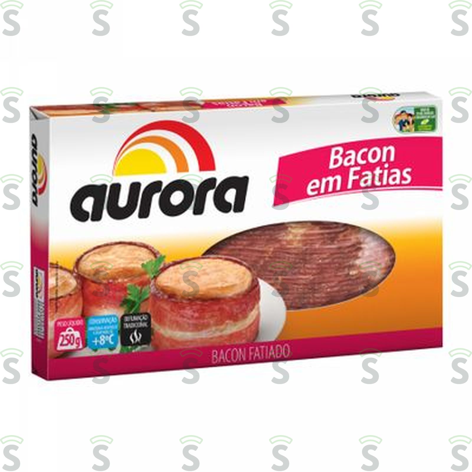Bacon Aurora Fatiado 250G