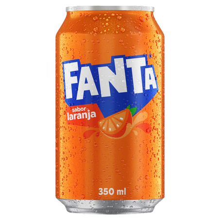 Refrigerante Fanta 350ml - Tradicional - Laranja - Lata