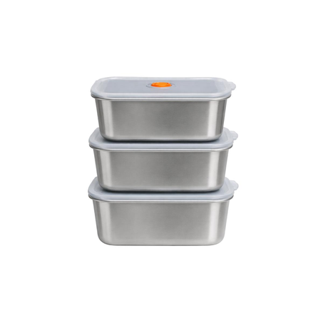 Pote Tocatta 1 Litro - Para Micro-ondas - Inox