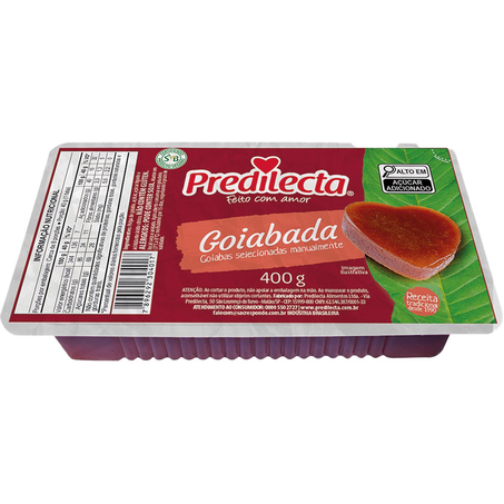 Goiabada Predilecta 400g - Embalagem Prática