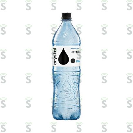  Água Mineral Crystal Natural Com Gás Garrafa 1.5lt