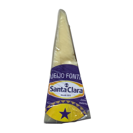Queijo fontina santa clara pedaço - aproximadamente 150g