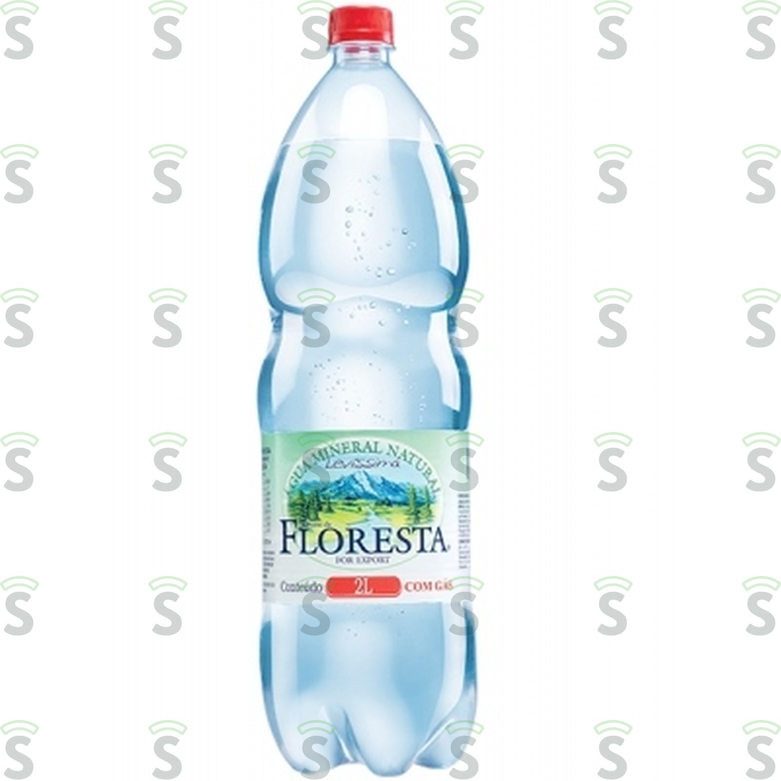 Água Mineral com Gás Floresta Embalagemitros 2LT