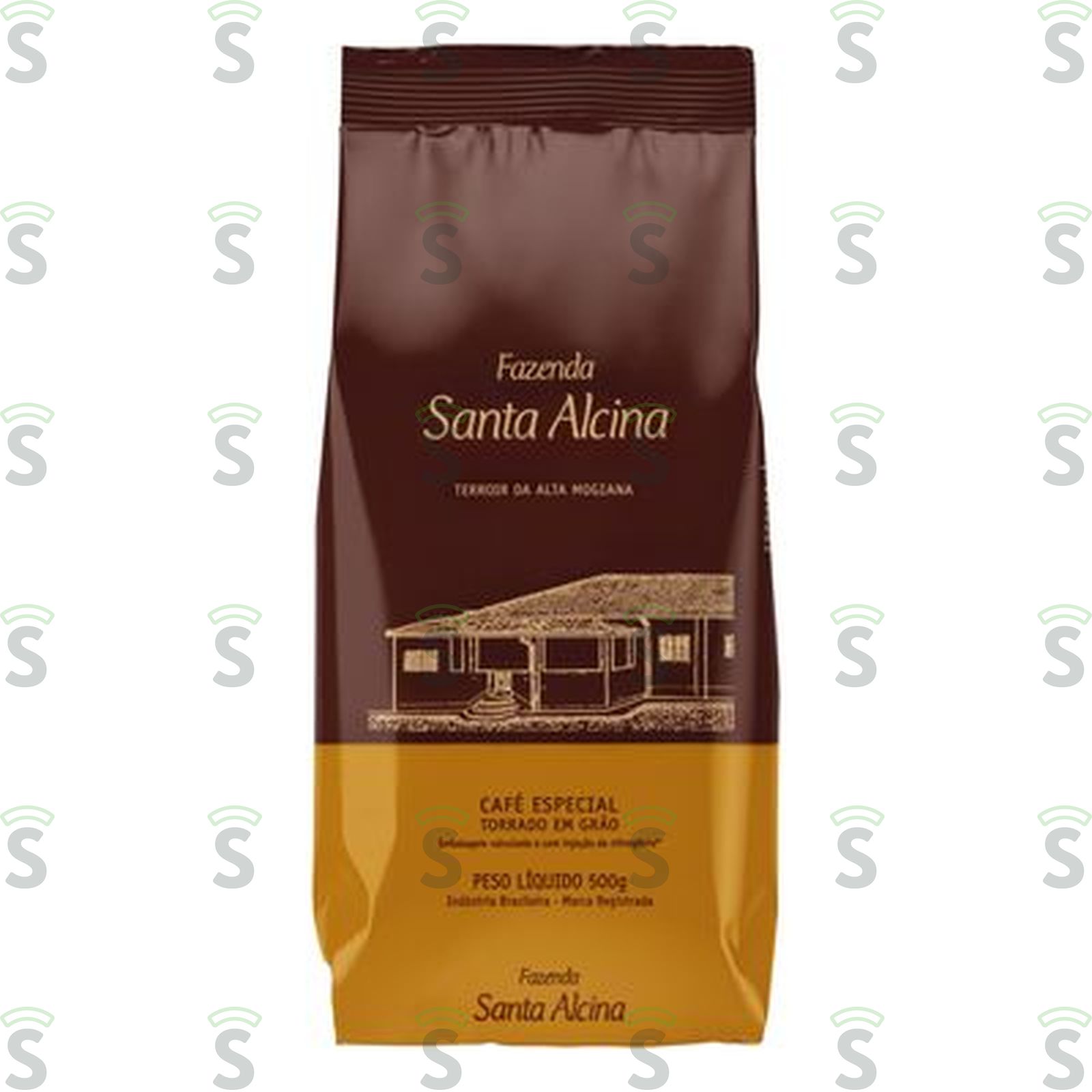 Café Torrado em Grãos Fazenda Santa Alcina Pacote 500G