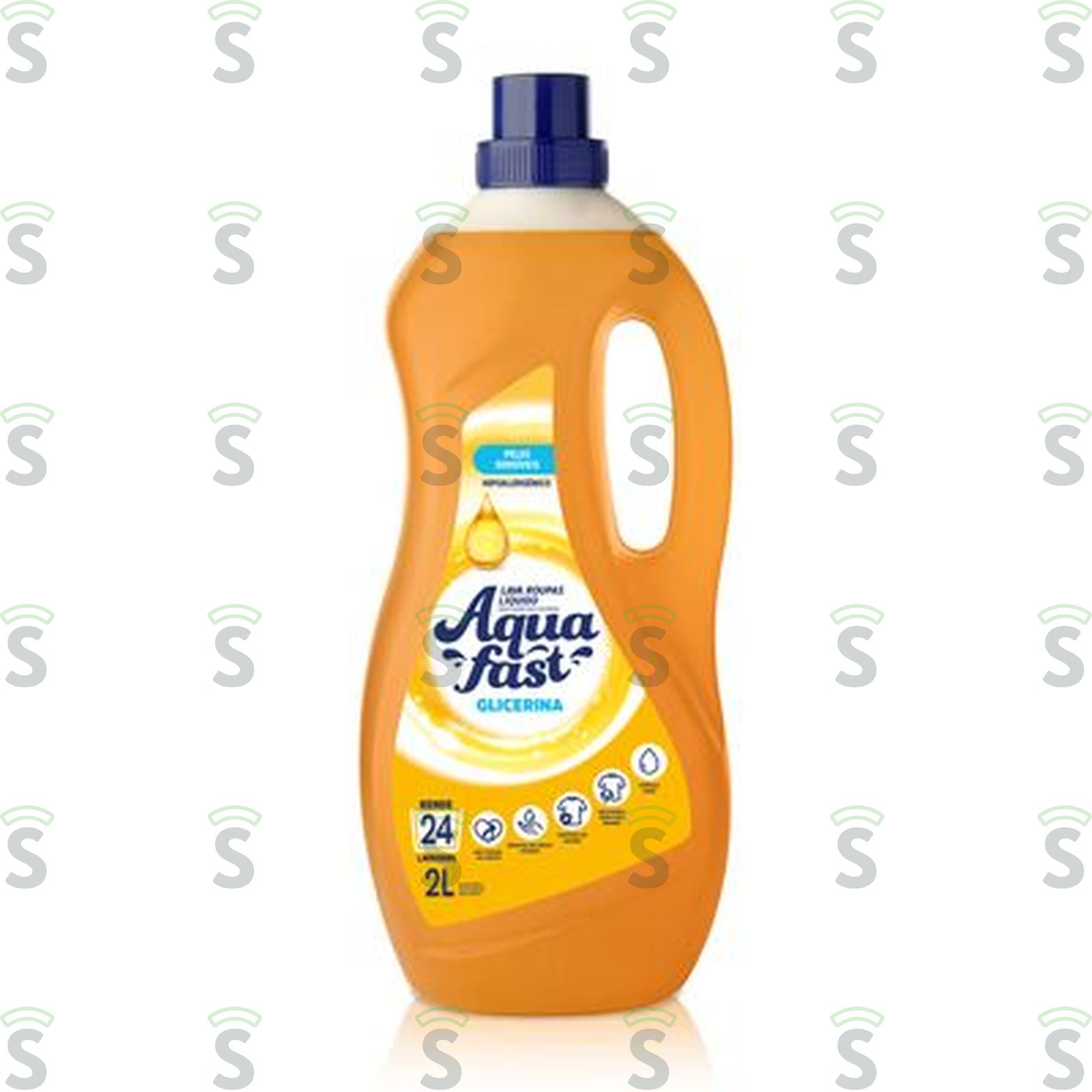 Lava-roupas Líquido Glicerina Aquafast Frasco 2LT