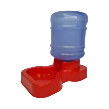 Bebedouro Automático Maxi Vermelho Com Garrafão 10lt