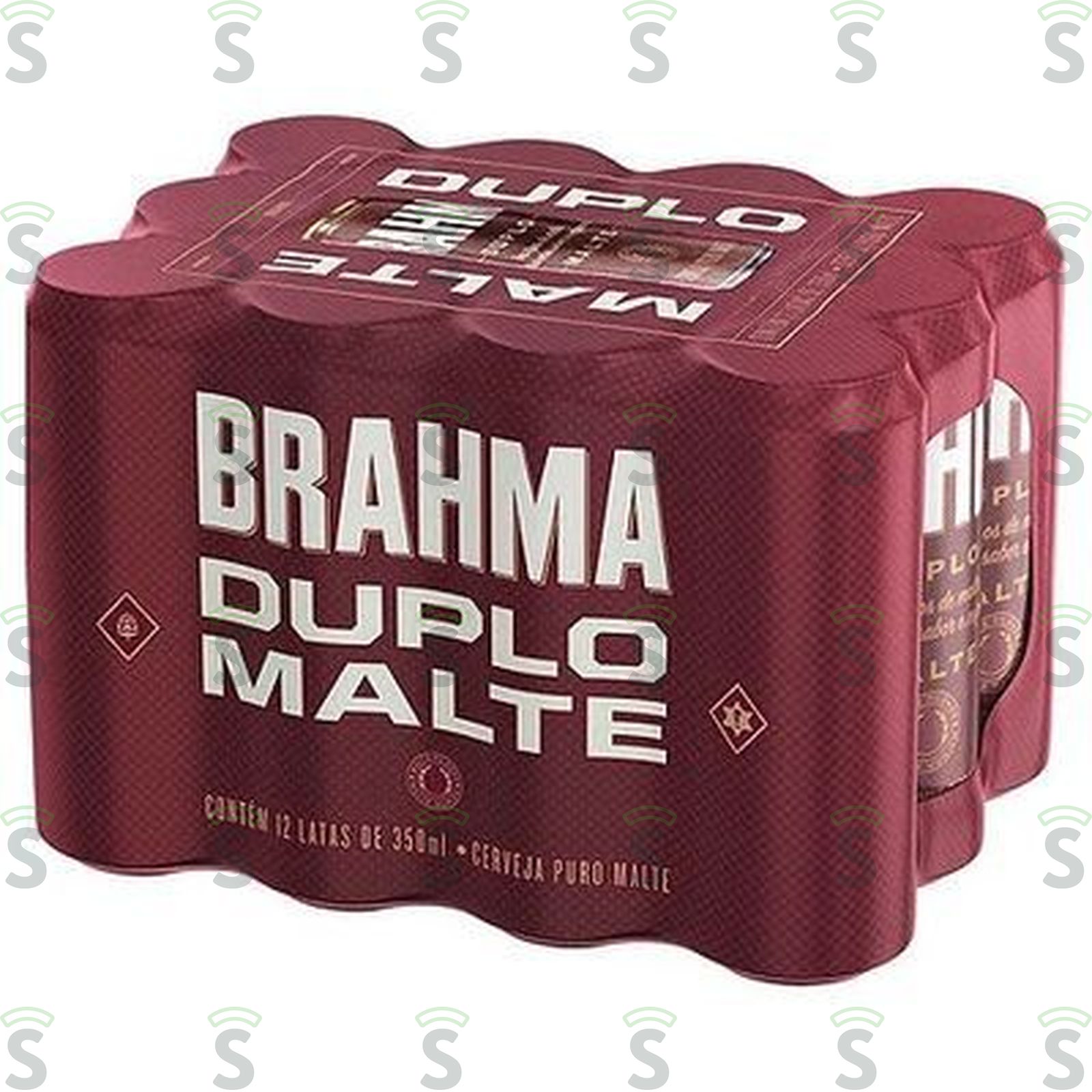 Cerveja Pilsner Brahma Duplo Malte Lata 350ml - Pacote com 12un - 4.2lt