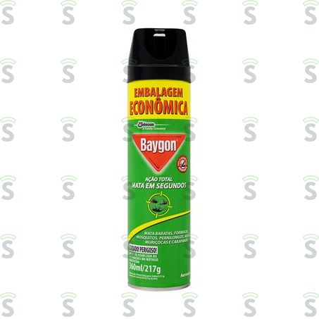  Inseticida Baygon Aerosol Ação Total 360ml