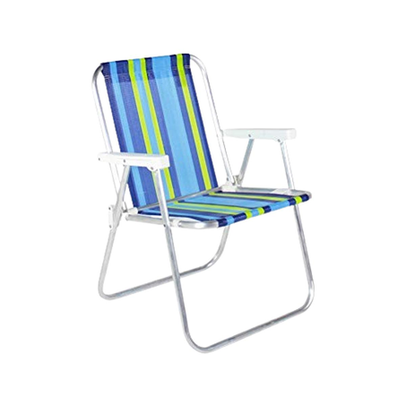 Cadeira de Praia Bel Alumínio - Alta - Ref. 7255