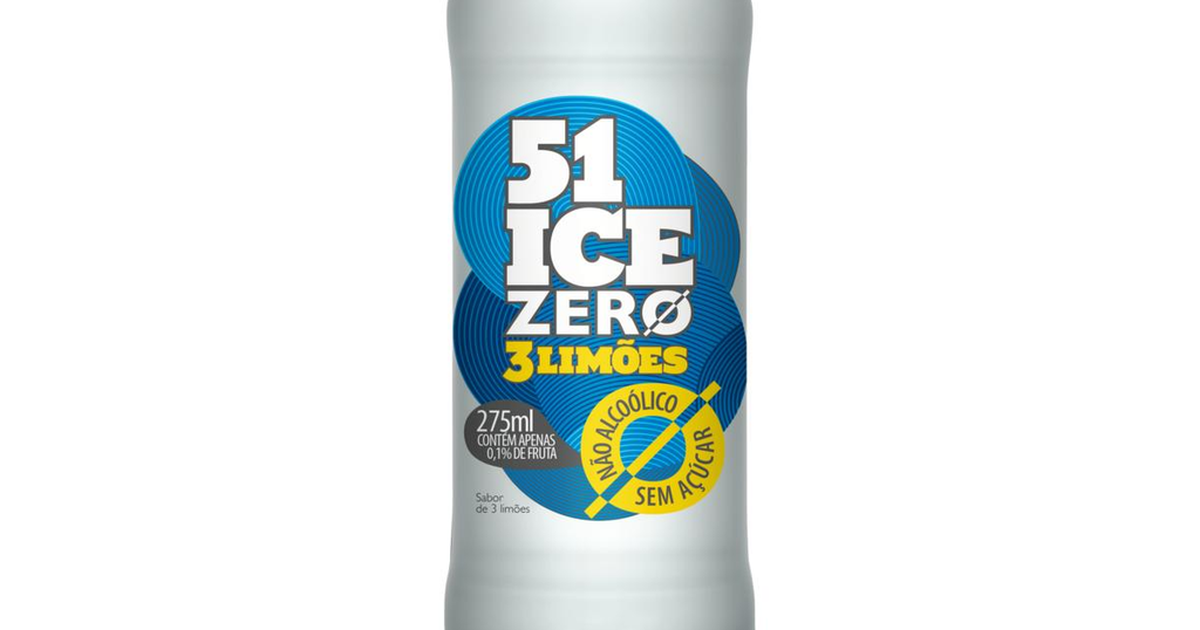 Ice 51 275ml - Zero - 3 Limões - Long Neck