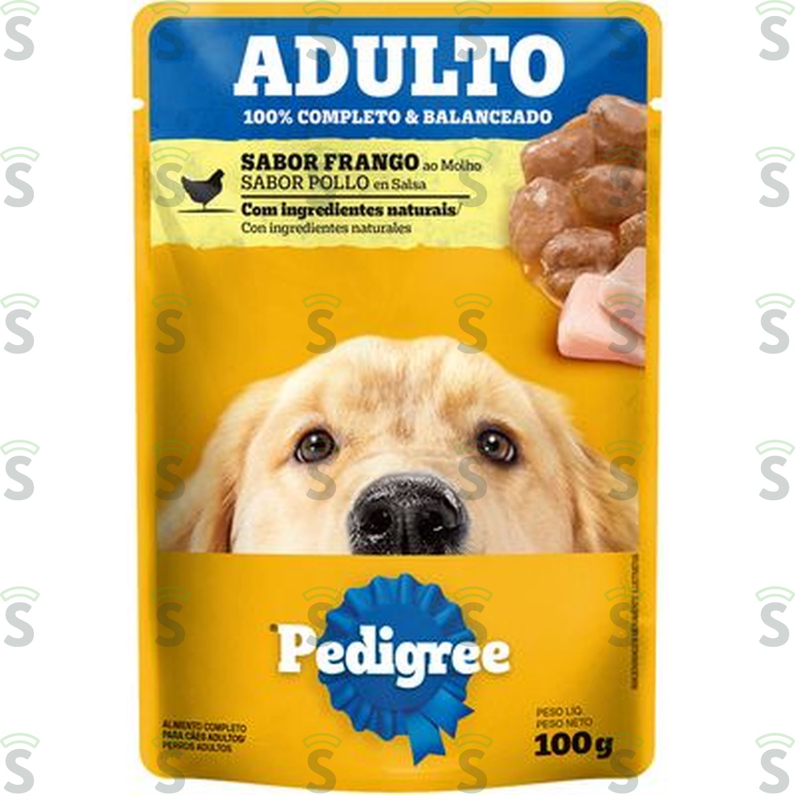 Ração Úmida Para Cães Adultos Pedigree Frango 100G