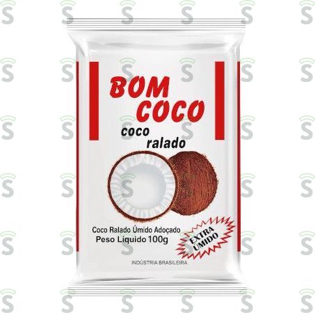  Coco Ralado Bom Coco Embalagem 100g