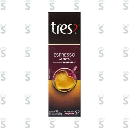  Café 3 Corações Cápsulas Expresso Atento 80g