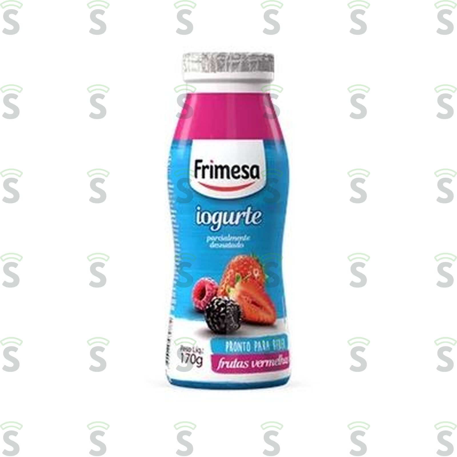 Iogurte Parcialmente Desnatado Frutas Vermelhas Frimesa Frasco 170G