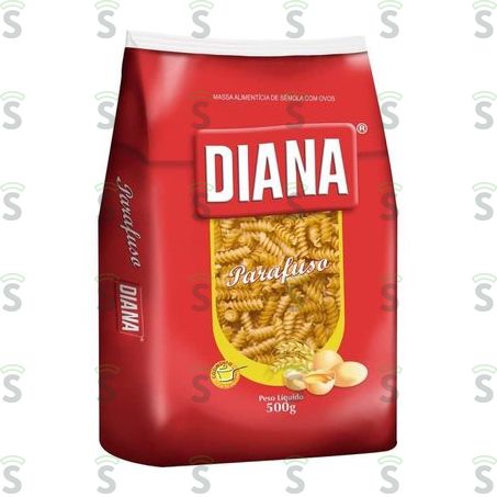  Massa Diana Parafuso 500g Cb