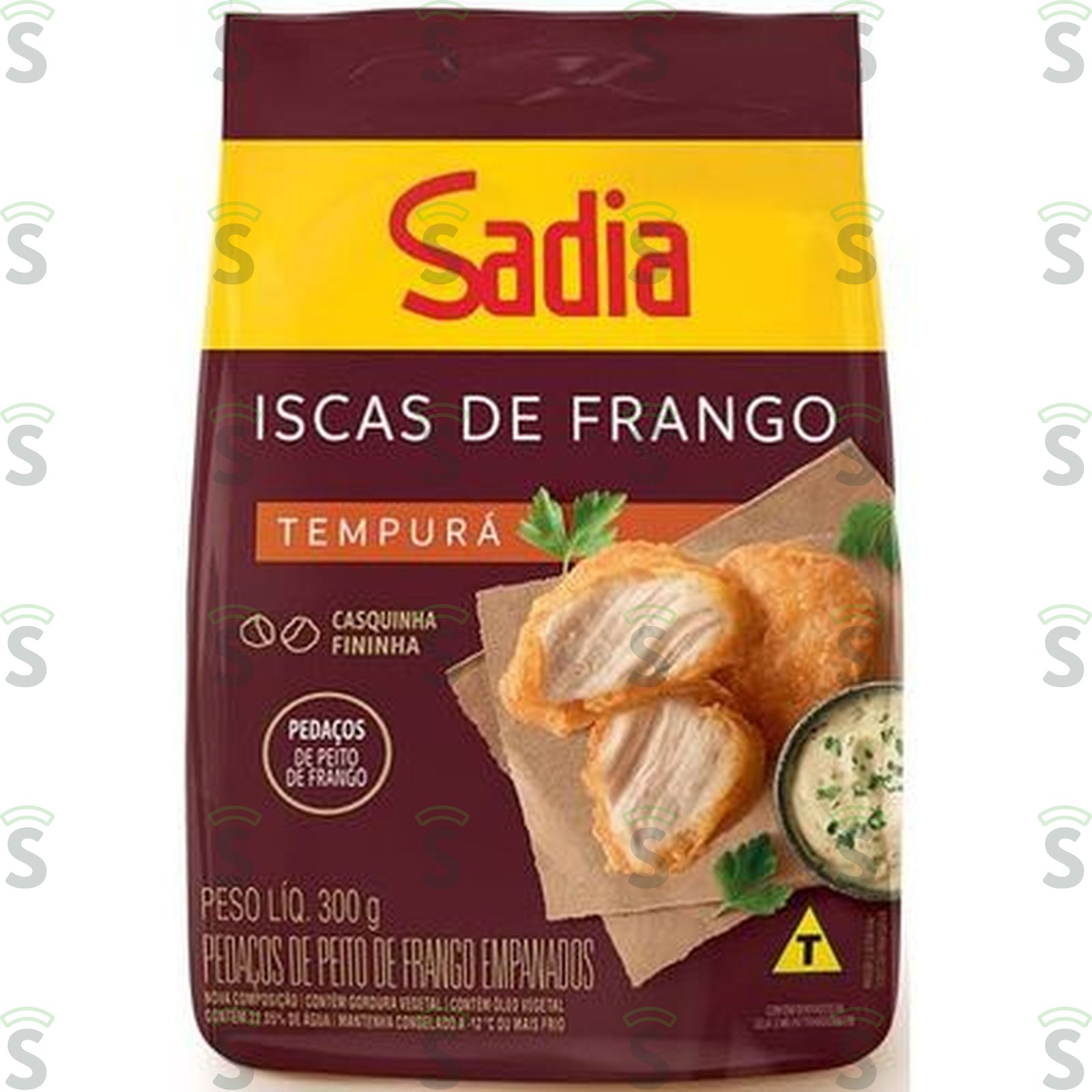 Iscas de Frango Empanado Sadia Tradicional Embalagem 300G