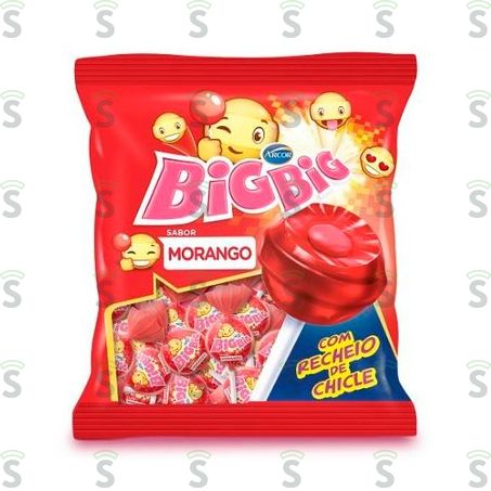  Pirulito Arcor 500g Morango Big Big
