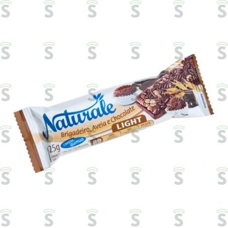  Barra de Cereal Naturale Light Brigadeiro e Aveia Embalagem 25g