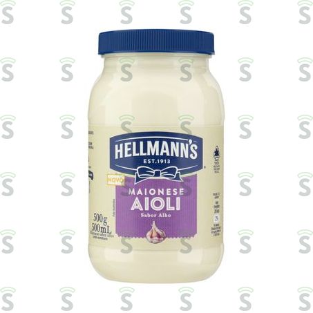  Maionese Aioli Hellmann's Pote 500gr