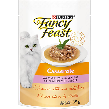 Ração Fancy Feast 85g - Atum e Salmão - Sachê